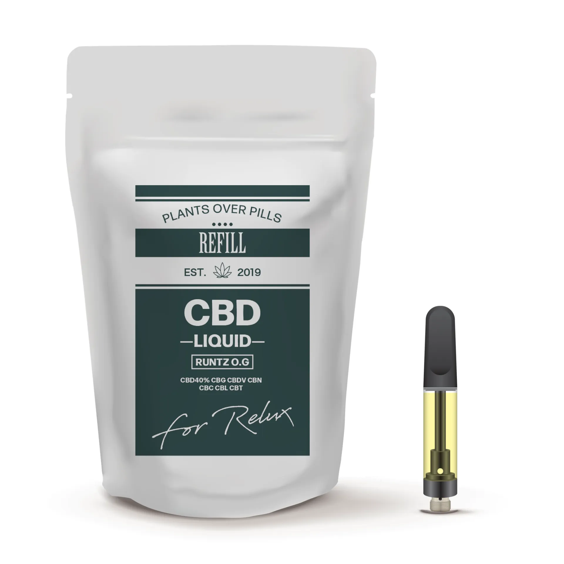 REFILL CBD カートリッジ CBD60% 1.0ml【Runtz OG】